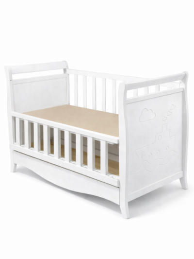 Lit bébé bois hêtre GM